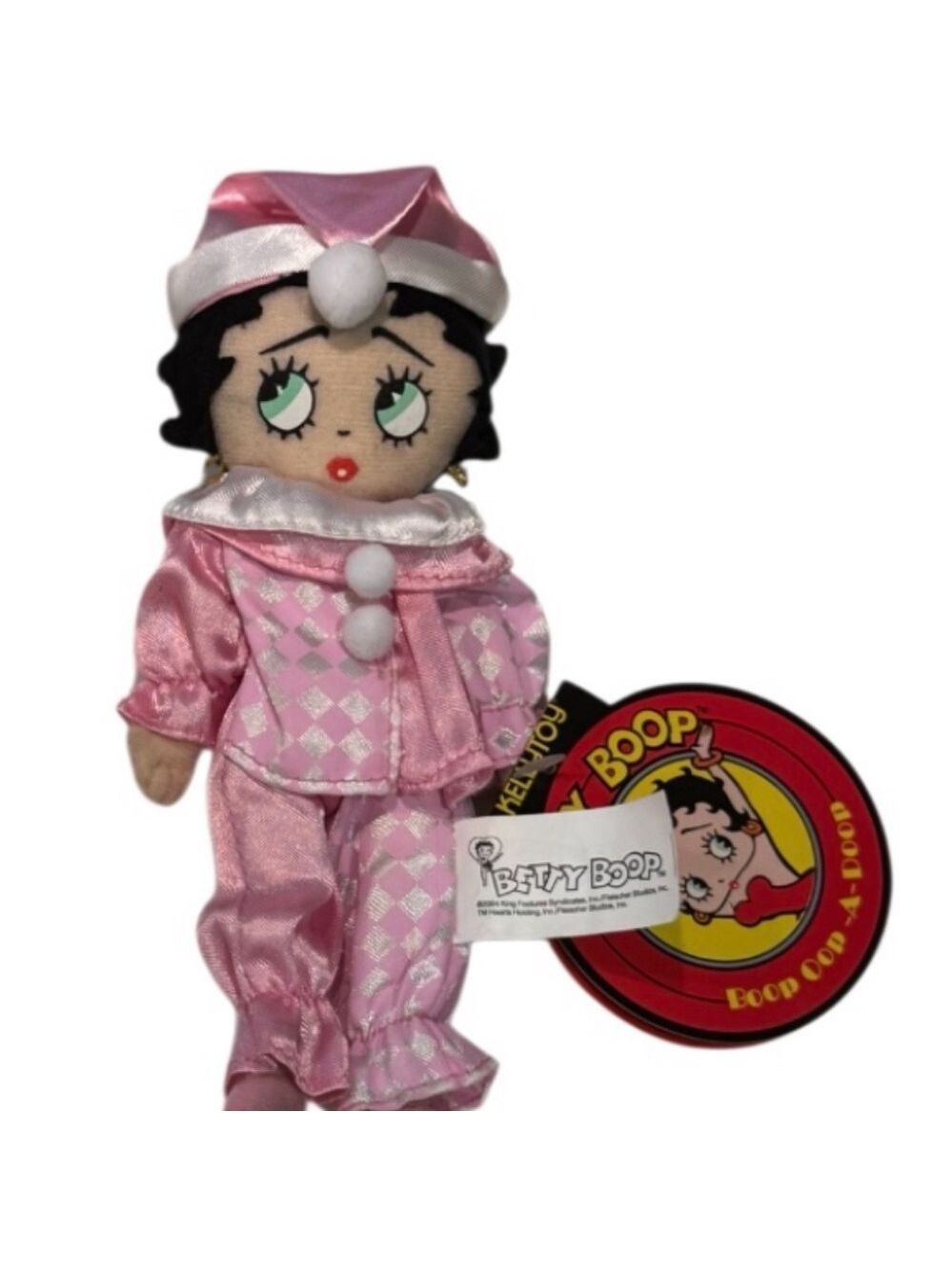 Betty Boop  2004 Jester Clown Rag Doll - Picture 8 of 11